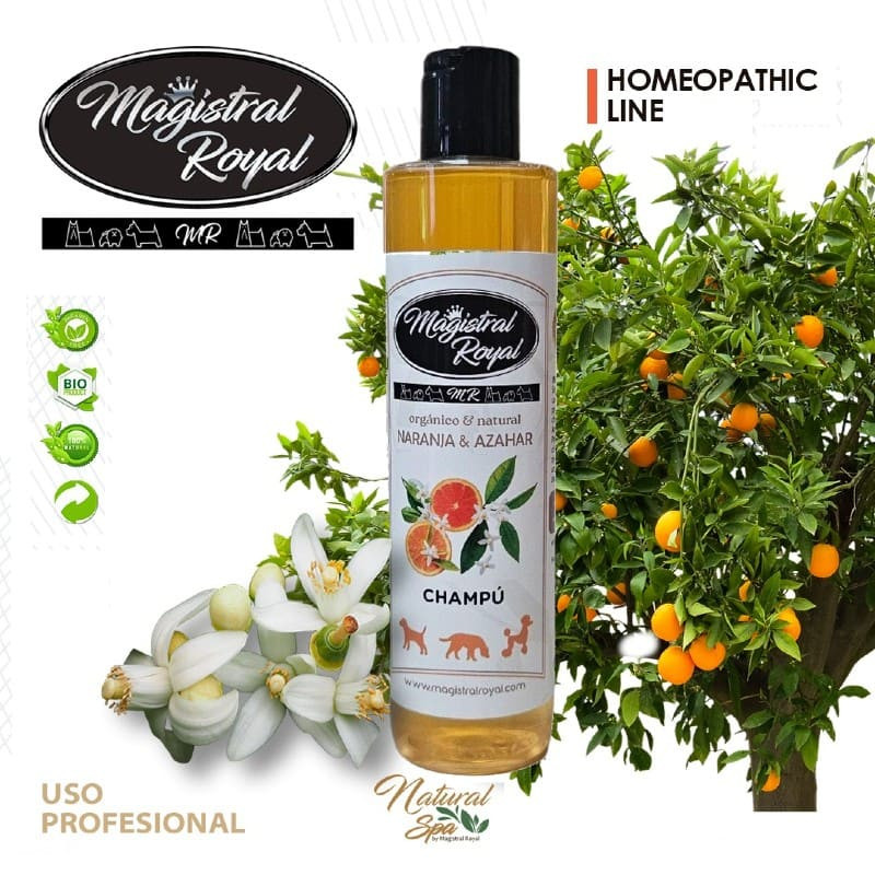 Champú Naranja Y Azahar Para Perros Magistral Royal