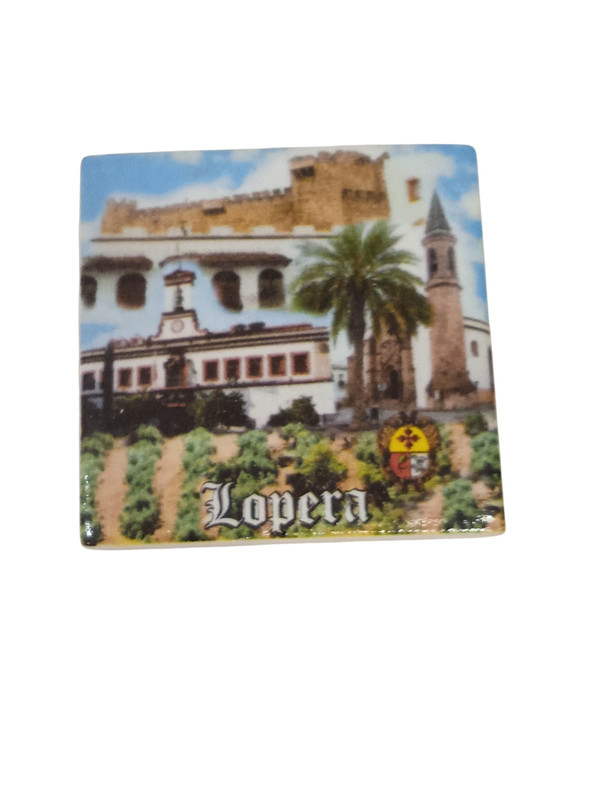 Imán de recuerdo de Lopera